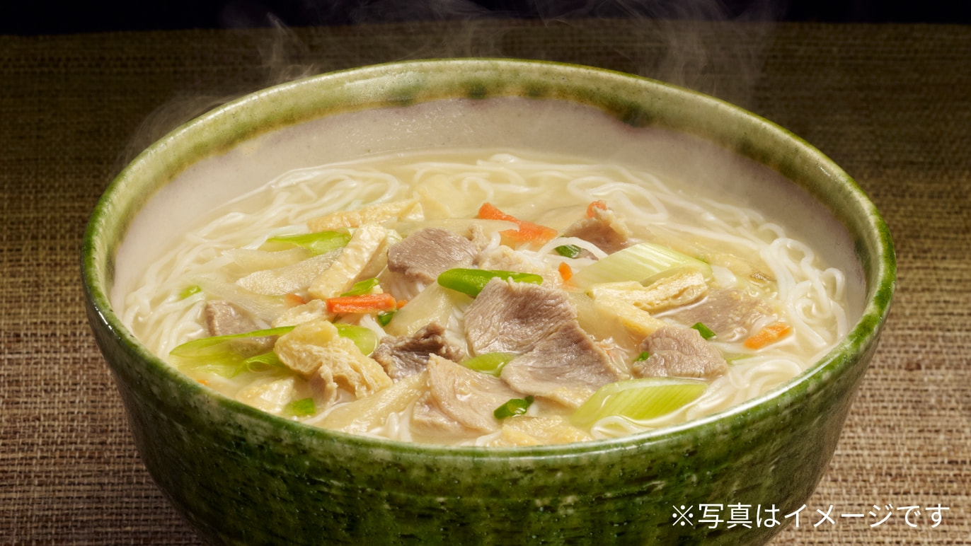 小豆島手延べにゅう麺・豚汁